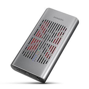 AXAGON EEM2-20GD, USB-C 20Gbps externý box pre dva M.2 NVMe SSD s funkciou klonovania AXAGON EEM2-20GD, USB-C 20Gbps externý box pre dva M.2 NVMe SSD s funkciou klonovania