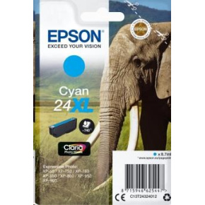 Atramentová tyčinka EPSON Singlepack "Elephant" Cyan 24XL Claria Photo HD Ink