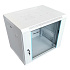 XtendLan 19" nástěnný rozvaděč 12U 600x600, nosnost 60 kg, skleněné dveře, rozložený, šedý