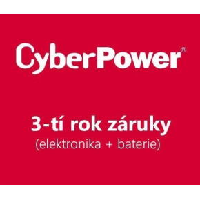 3-ročná záruka CyberPower pre PR1500ERTXL2U