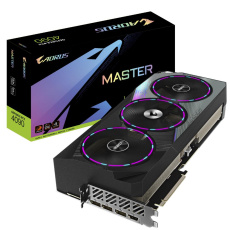 GIGABYTE VGA NVIDIA GeForce RTX 4090 AORUS MASTER 24G, RTX 4090, 24GB GDDR6X, 3xDP, 1xHDMI