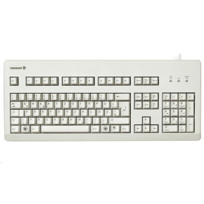 CHERRY klávesnice G80-3000 BLACK SWITCH, USB, EU, šedá