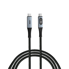 VERBATIM Kabel USB-C Sync & Charge, 100W, s displejem, 120cm
