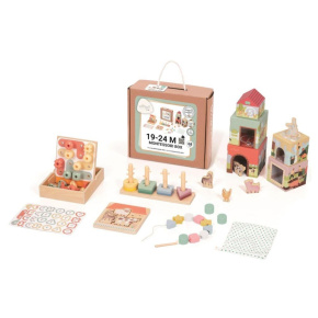 BAZAR - Sada montessori hraček pro děti od 1,5 roku (19–24 měsíců) - edukativní box - Poškozený obal (Komplet)
