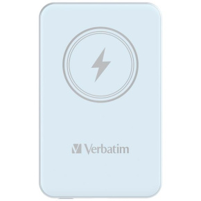 VERBATIM Powerbanka Charge 'n' Go, Magnetická, 5000 mAh, USB-C, Modrá VERBATIM Powerbanka Charge 'n' Go, Magnetická, 5000 mAh, USB-C, Modrá