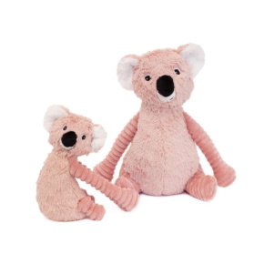 Plyšový koala - máma s miminkem, růžová Plyšový koala - máma s miminkem, růžová