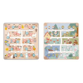 Oboustranné bludiště - Abeceda a zvířátka Oboustranné bludiště - Abeceda a zvířátka