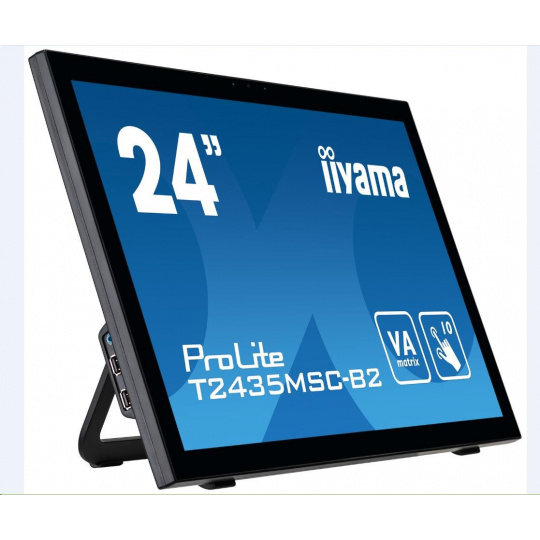 Dotykový monitor Iiyama ProLite T2435MSC-B2, 60 cm (23,6''), CAP, Full HD, čierny