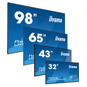 iiyama ProLite LH4364UHS-B1AG, 109,2 cm (43''), 4K, USB, USB-C, RS232, Ethernet, Wi-Fi, Android, kit (RS232), black