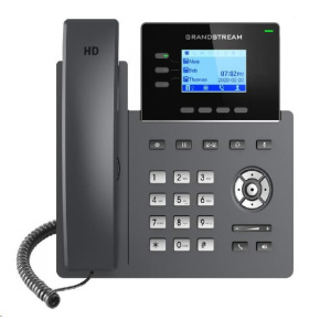 Grandstream GRP2603 [telefón VoIP - 2.48" 132 x 64 grafika, 6x SIP účet, 2x RJ45 10/100/1000 Mbps]