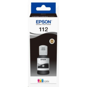 BAZAR - EPSON ink čer 112 EcoTank Pigment Black ink bottle - Poškozený obal (Komplet) BAZAR - EPSON ink čer 112 EcoTank Pigment Black ink bottle - Poškozený obal (Komplet)
