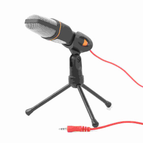 Stolný mikrofón GEMBIRD MIC-D-03, HQ, čierny