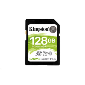 Kingston 128GB SecureDigital Canvas Select Plus (SDXC) 100R 85W Class 10 UHS-I