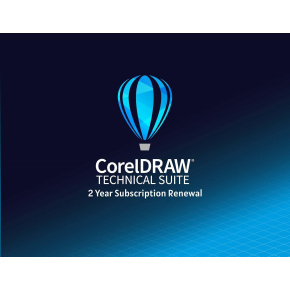CorelDRAW Technical Suite Edu 2 roky obnovení pronájmu licence (2501+) EN/DE/FR/ES/BR/IT/CZ/PL/NL