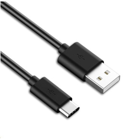 Kábel USB PREMIUMCORD 3.1 C/M - USB 2.0 A/M, rýchlonabíjací prúd 3A, 50 cm, čierna