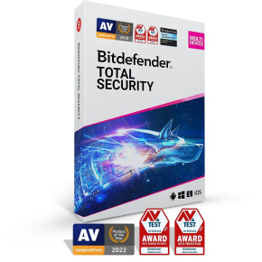 Bitdefender Total Security - 10 zariadení na 1 rok - elektronická licencia na e-mail