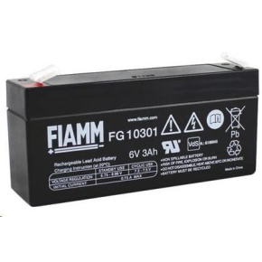 Batéria - Fiamm FG10301 (6V/3Ah - Faston 187), životnosť 5 rokov
