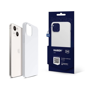 3mk ochranný kryt HARDY Silicone MagCase pro Apple iPhone 14, White