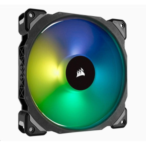 Ventilátor CORSAIR ML140 PRO RGB, 140 mm prémiový magnetický levitačný RGB LED PWM ventilátor, jedno balenie