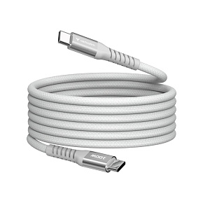 VERBATIM Kabel USB-C Sync & Charge, 100W, Magnetický, 120cm, šedá VERBATIM Kabel USB-C Sync & Charge, 100W, Magnetický, 120cm, šedá