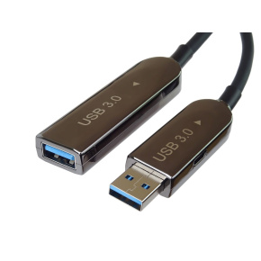 PREMIUMCORD Kabel USB3.0 + 2.0 prodlužovací optický AOC kabel A/Male - A/Female 15m PREMIUMCORD Kabel USB3.0 + 2.0 prodlužovací optický AOC kabel A/Male - A/Female 15m