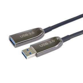PremiumCord Optický predlžovací kábel AOC USB 3.0 A/muži - A/ženy, 50m PremiumCord Optický predlžovací kábel AOC USB 3.0 A/muži - A/ženy, 50m