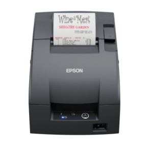 Epson TM-U220IIB, ERC38B, cutter, Ethernet, white