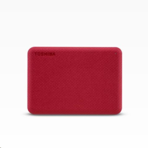 TOSHIBA HDD CANVIO ADVANCE (NOVÝ) 1TB, 2,5", USB 3.2 Gen 1, červená / červená