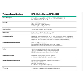 HPE Alletra Storage MP B10100 Base Configuration (switchless) HPE Alletra Storage MP B10100 Base Configuration (switchless)