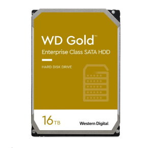 WD GOLD WD161KRYZ 16TB SATA/ 6Gb/s 512MB cache 7200 otáčok za minútu, CMR, Enterprise