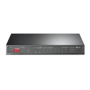 TP-Link CCTV switch TL-SG1210MP (8xGbE, 1xGbE uplink, 1xGbE/SFP combo uplink, 8x PoE+, 123W, fanless)