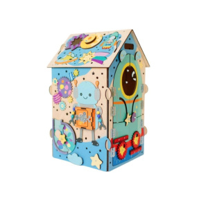 Svítící activity board domeček - Ve vesmíru Svítící activity board domeček - Ve vesmíru
