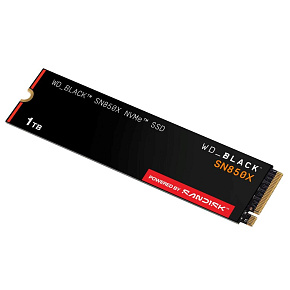 WD BLACK SSD NVMe 1TB PCIe SN850X Powered by SanDisk, Gen4, (R:7300, W:6300MB/s)