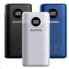 ADATA PowerBank AP10000 - externá batéria pre mobilný telefón/tablet 10000mAh, modrá (37Wh) USB-C