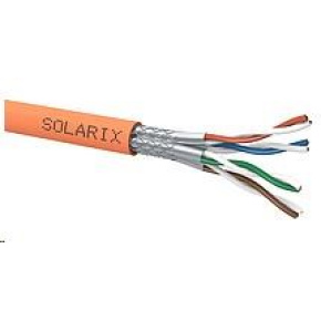 Inštalačný kábel Solarix SSTP, Cat7, drôt, LSOHFR, cievka 500 m SXKD-7-SSTP-LSOHFR-B2ca