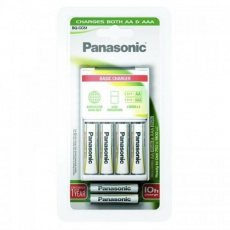 PANASONIC Pokročilá nabíječka K-KJ51MGD42E -vhodné pro AA/AAA, v balení 4xAA 1900/2xAAA 750,doba nabíjení +/- 10h