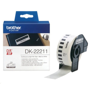 BROTHER DK-22211 biela fólia 29 mm x 15,24 m BROTHER DK-22211 biela fólia 29 mm x 15,24 m