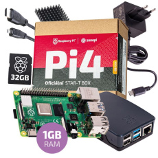 Raspberry sada Raspberry Pi 4B, krabička, 32GB microSD, příslušenství