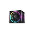 BAZAR DEEPCOOL Ventilátor FL12 3v1, 3x120mm, ARGB, černá, ROZBALENO