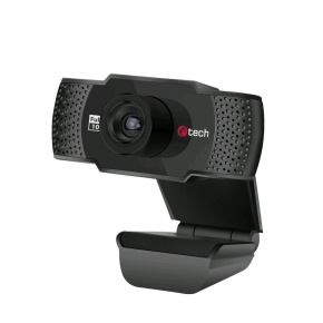 Webová kamera C-TECH CAM-11FHD, 1080P full HD, mikrofón, čierna