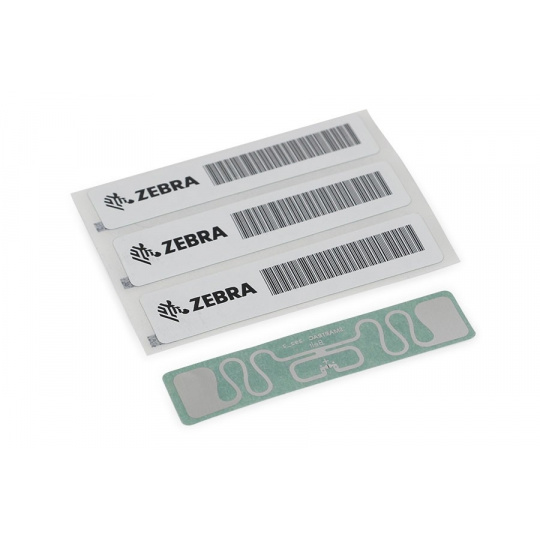 Štítok Zebra RFID, papier, 101,6x50,8 mm, TT, Z-Perform 1500T, s povrchovou úpravou, permanentné lepidlo, 3" jadro, 2000 ks na rolku