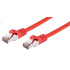 C-TECH kabel patchcord Cat6, FTP, červený, 0,5m