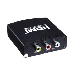 PREMIUMCORD AV kompozitný signál a stereo zvuk na HDMI 1080P konvertor