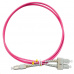Duplexný prepojovací kábel MM 50/125, OM4, SC-SC, LS0H, 1m