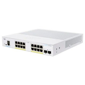 Cisco switch CBS350-16FP-2G-UK (16xGbE,2xSFP,16xPoE+,240W,fanless) - REFRESH