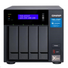 QNAP TVS-472XT-i5-4G (6C/3,3GHz/4GBRAM/4xSATA/2xM.2/2xGbE/1x10GbE/1xUSB3.0/4xUSB3.1/2xPCIe/1xHDMI/2xTB3)