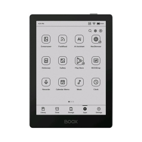 E-book ONYX BOOX GO 6, 6" Carta 1300, 32GB, Bluetooth, Android 11, E-ink displej