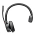 Poly Voyager 4310 MS Teams bezdrátová náhlavní souprava, BT700 USB-C adaptér, mono, nabíjecí stojánek