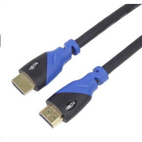 PREMIUMCORD HDMI - Ultra HDTV kábel, 1 m (farebný, pozlátené konektory)