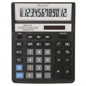 REBELL kalkulačka - RE-BDC712BK BX